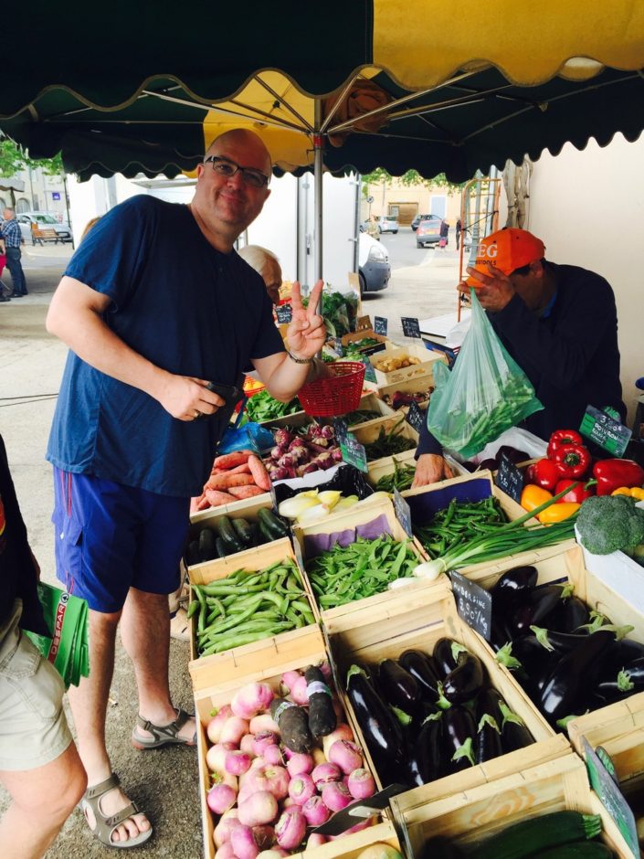 Our Tuesday morning market stop in Rognonas, Provence